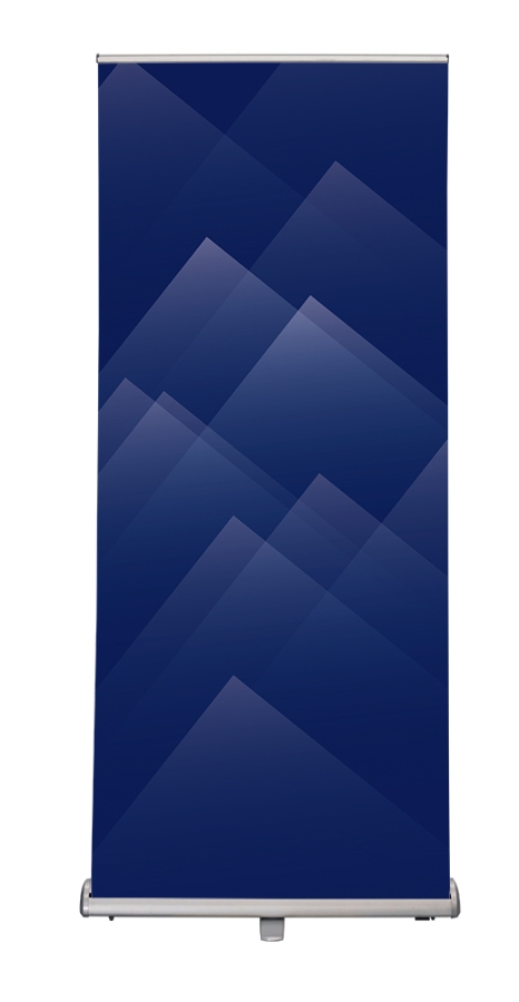 RETRACTABLE BANNER STAND - FRONTLINE MELODY 33 1/2 X 78 3/4 SILVER EACH