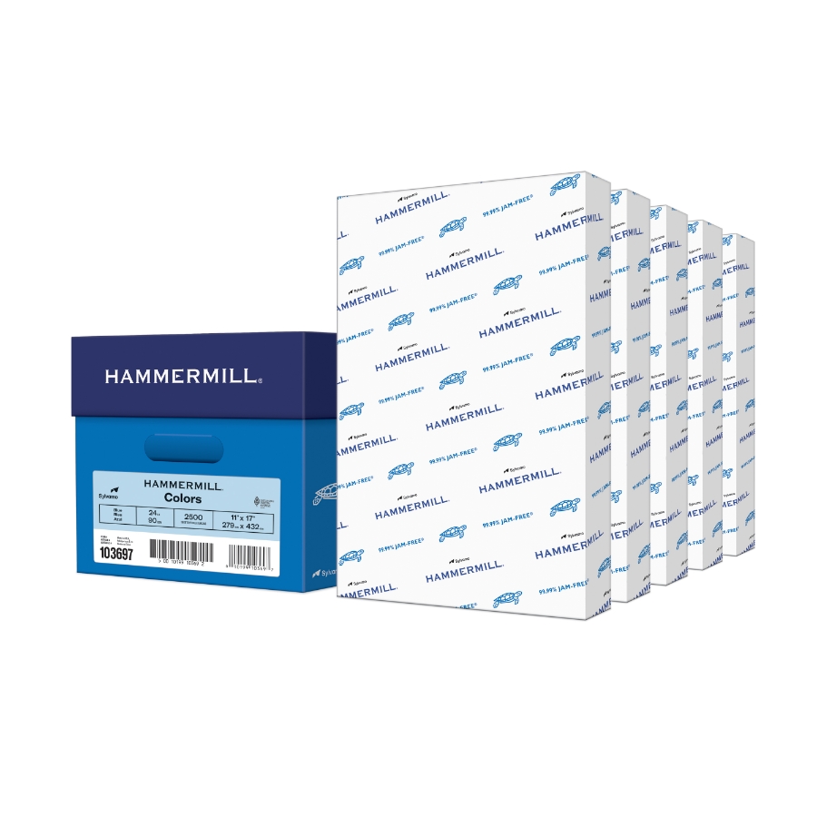 HAMMERMILL FORE MP 11 X 17 24# BLUE 24m 92 BRIGHT CTN/2500