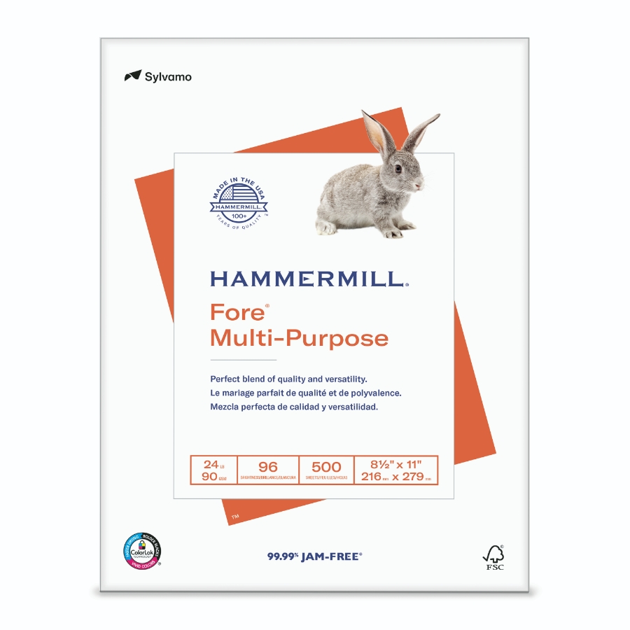 HAMMERMILL FORE MP 8 1/2 X 11 24# WHITE SMOOTH 12m CTN/5000