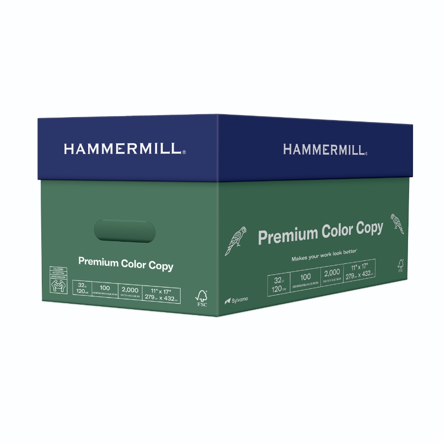 HAMMERMILL COLOR COPY 11 X 17 32# PHOTO WHITE SMOOTH 32m 100 BRIGHT CTN/2000
