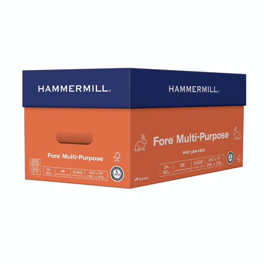 HAMMERMILL FORE MP 8 1/2 X 11 24# WHITE SMOOTH 12m CTN/5000