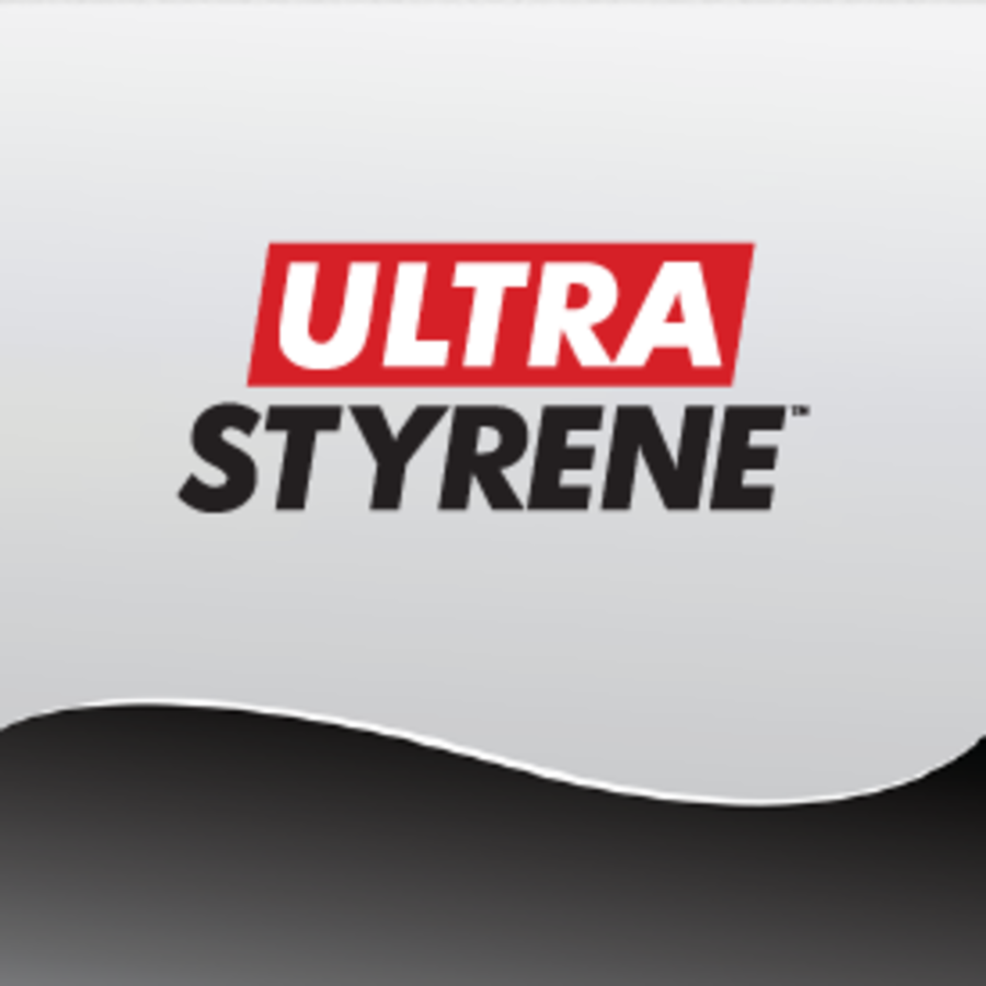 ULTRABOARD OPAQUE HIPS STYRENE 50 X 100 0.03 SINGLE WHITE SKD/300