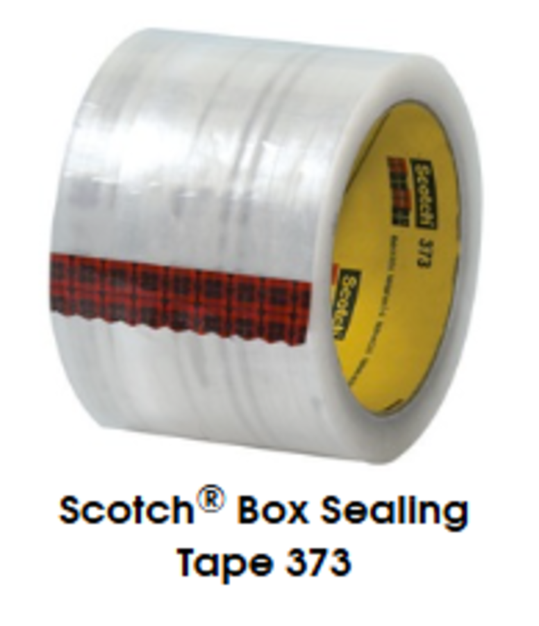 TAPE - CARTON SEALING - HAND - HOT MELT - SCOTCH 371 - 3" X 110YD CLEAR - CS/24