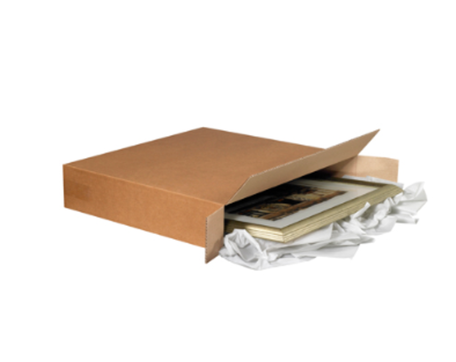 CORRUGATED CARTON FULL OVER LAP 24 X 5 X 24 32ECT KRAFT BDL/25