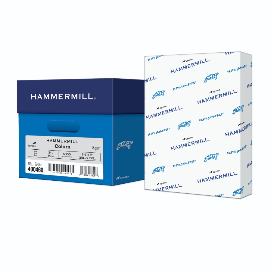 HAMMERMILL FORE MP 8 1/2 X 11 24# GRAY SMOOTH 12m 92 BRIGHT CTN/5000
