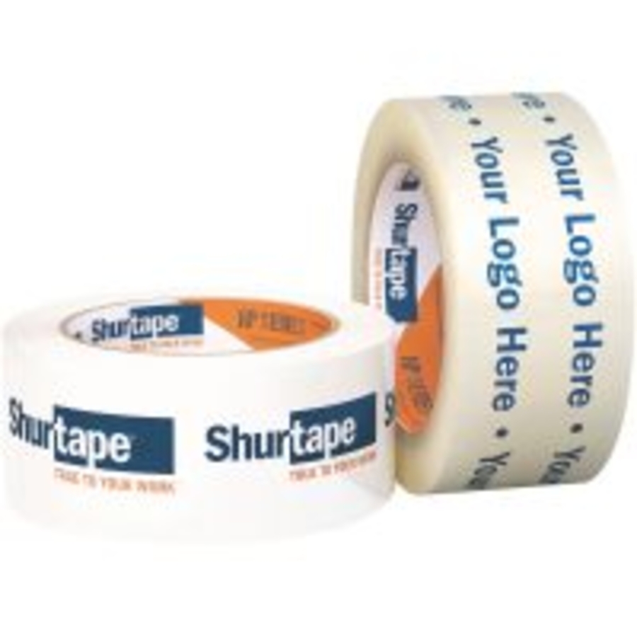 TAPE - CARTON SEALING - HAND - HOT MELT - PRINTED - #240 PRINTED STOP - 72MM X 100M 1.9MIL - WHITE/RED PRT - CS/24