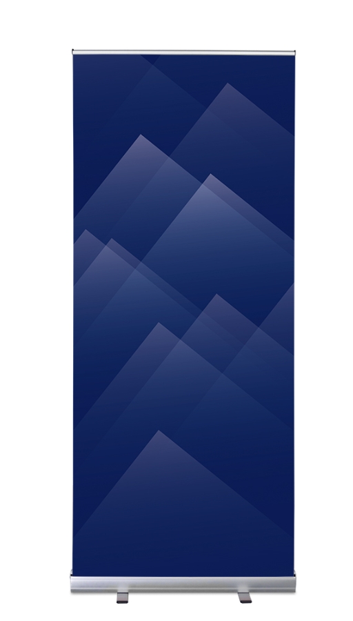 RETRACTABLE BANNER STAND - FRONTLINE PITCH 31 1/2 X 78 3/4 SILVER EACH