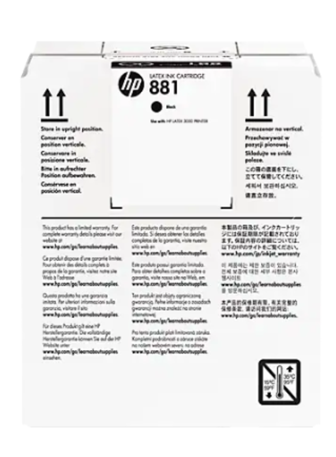 HP 881 INK CARTRIDGE 5 LITER BLACK EACH